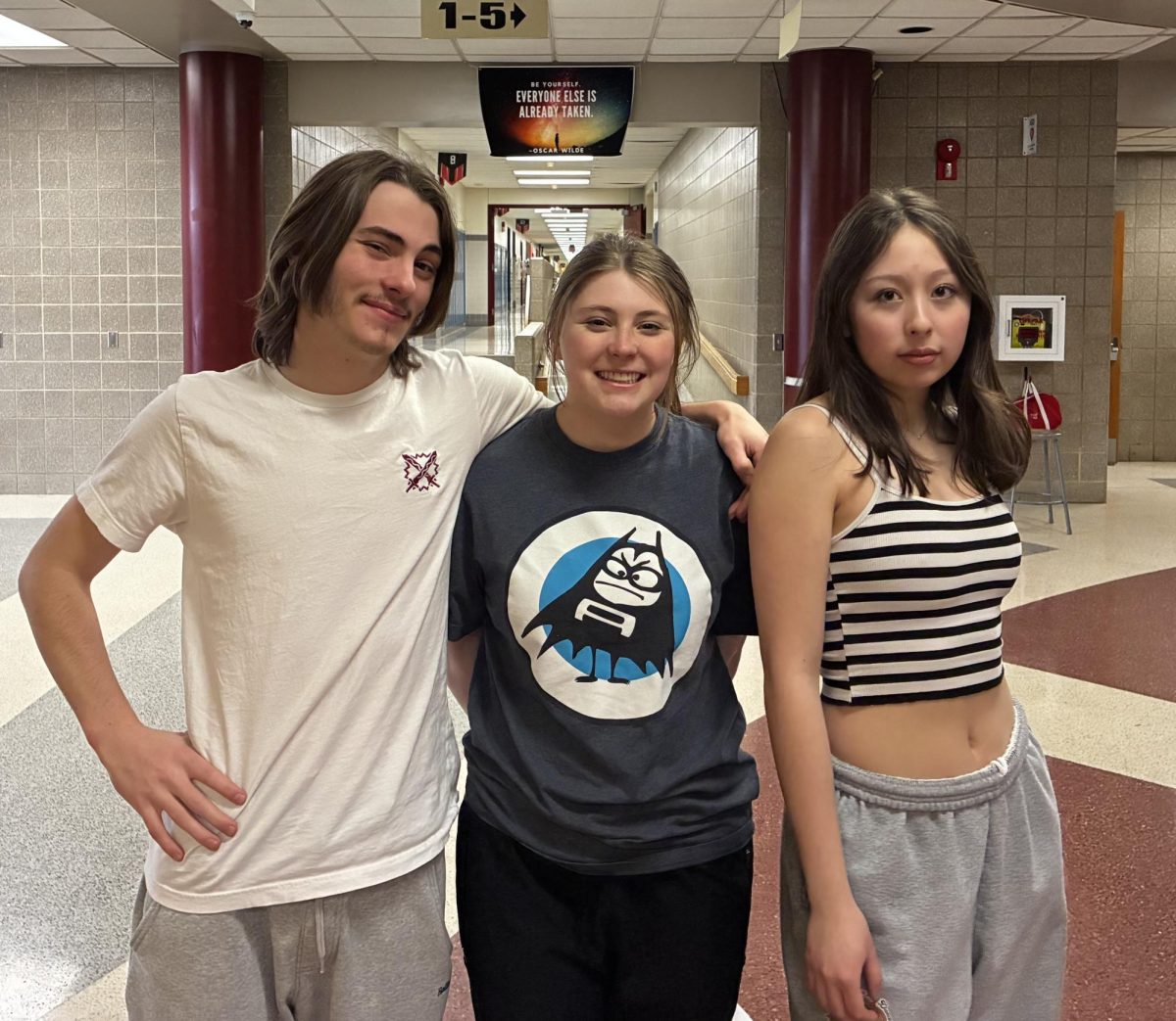 Liam Conicella (L), Izzy Conicella (C), Sonia Shih (R)